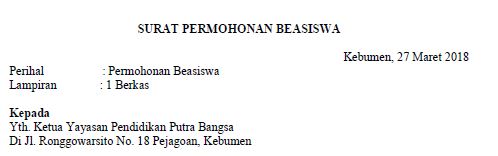 Detail Surat Pengajuan Beasiswa Nomer 38