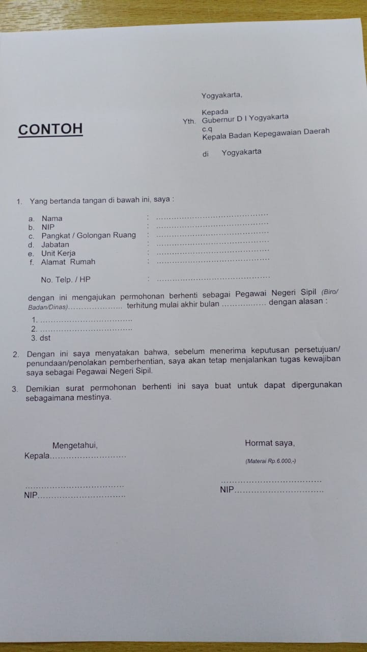 Detail Surat Pengajuan Pensiun Nomer 44