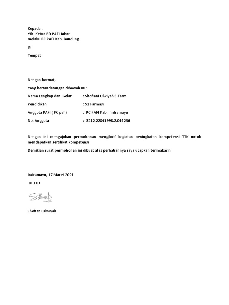 Detail Surat Pengajuan Permohonan Nomer 11