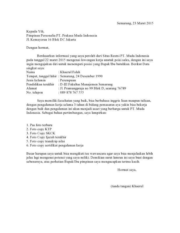 Detail Surat Pengajuan Permohonan Nomer 40