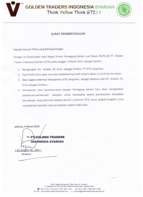 Detail Surat Pengangkatan Direktur Nomer 23