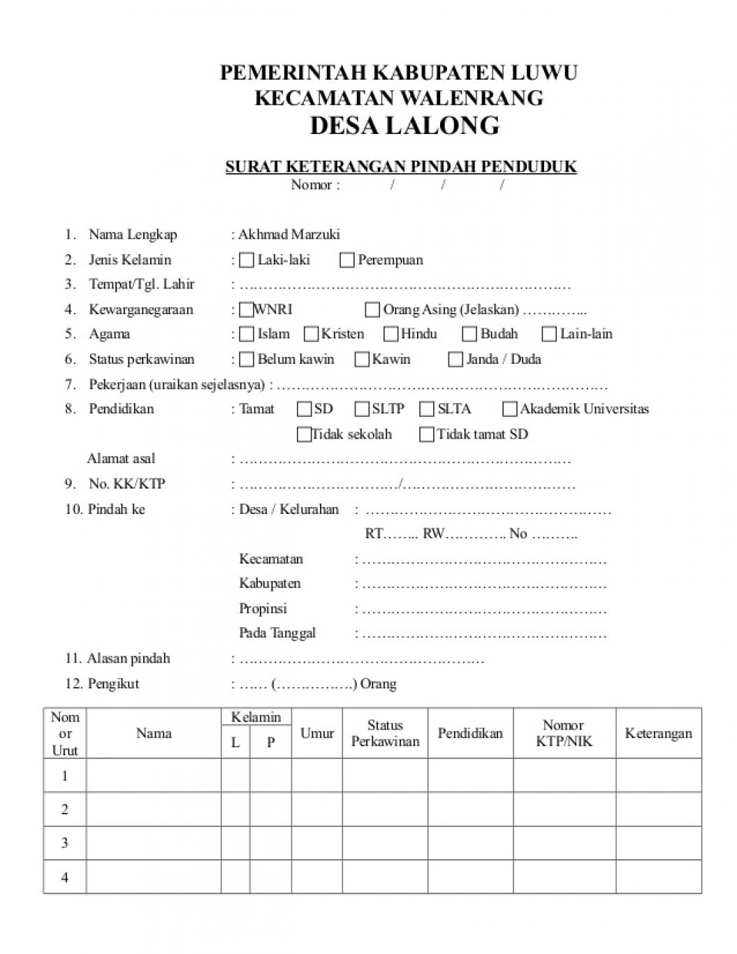 Detail Surat Pengantar Dari Desa Nomer 36
