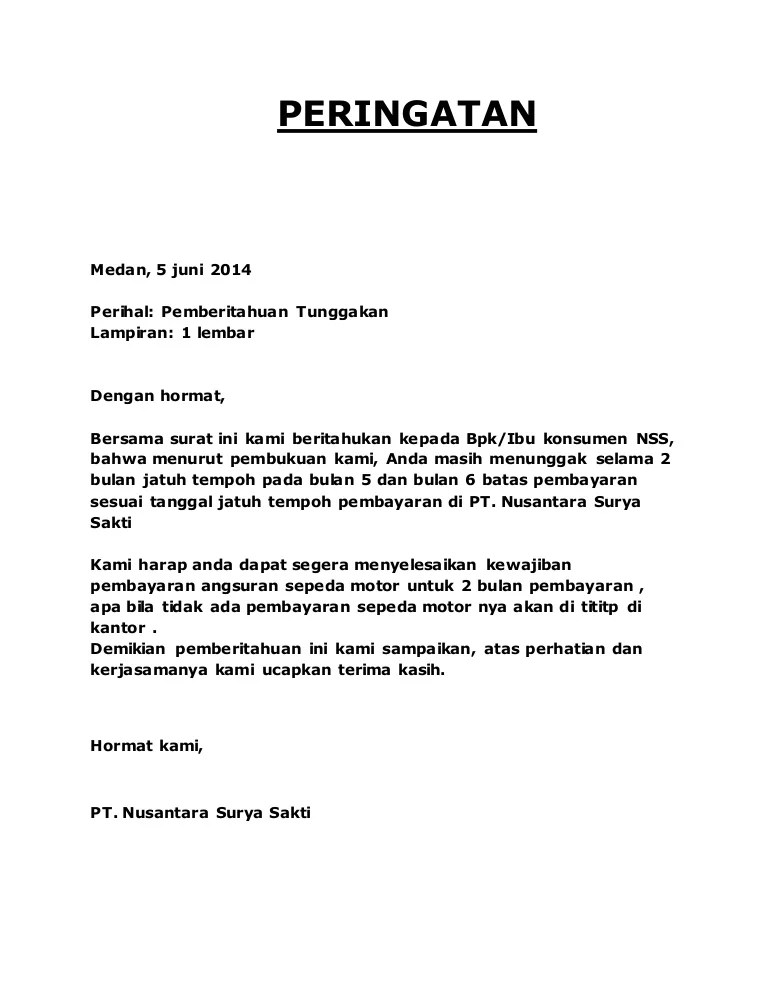 Detail Surat Pengosongan Rumah Nomer 14