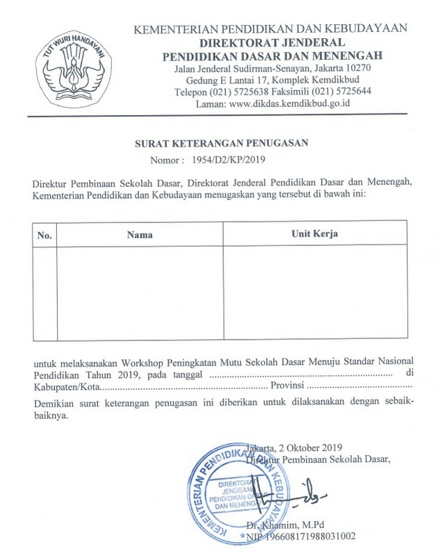 Detail Surat Penugasan Kerja Nomer 38