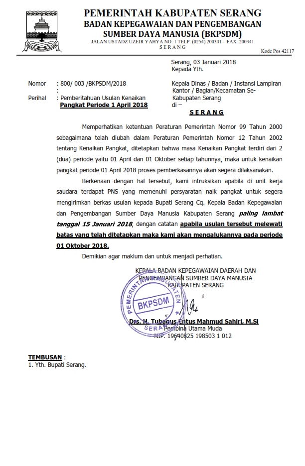 Detail Surat Penyesuaian Gaji Nomer 29