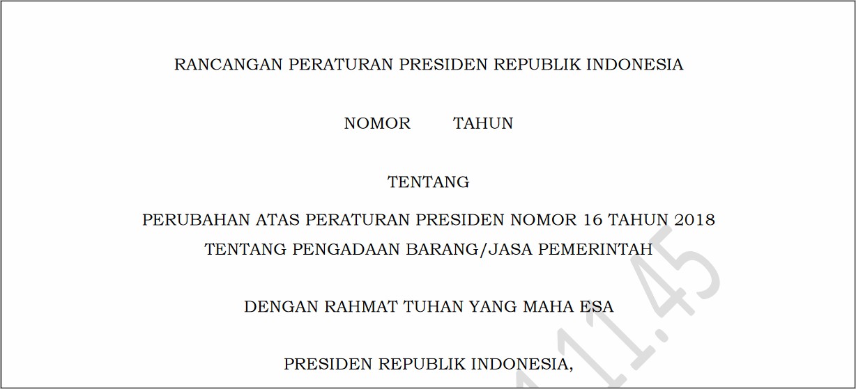 Detail Surat Perintah Kerja Pengadaan Barang Nomer 46