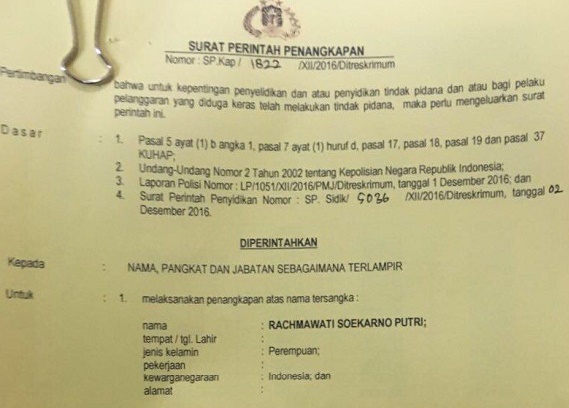 Detail Surat Perintah Penyidikan Nomer 17