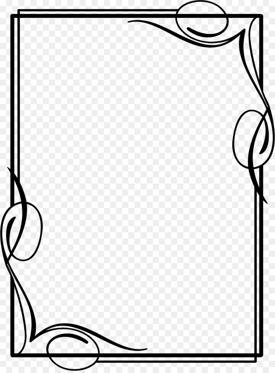 Detail Black And White Frame Design Nomer 10