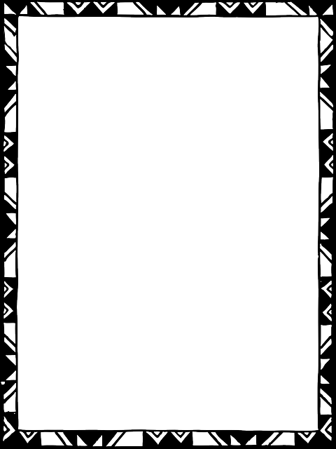 Detail Black And White Frame Design Nomer 12