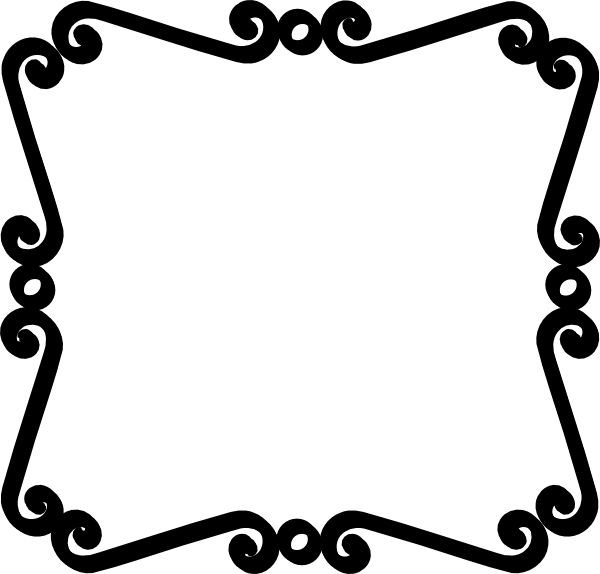 Detail Black And White Frame Design Nomer 15
