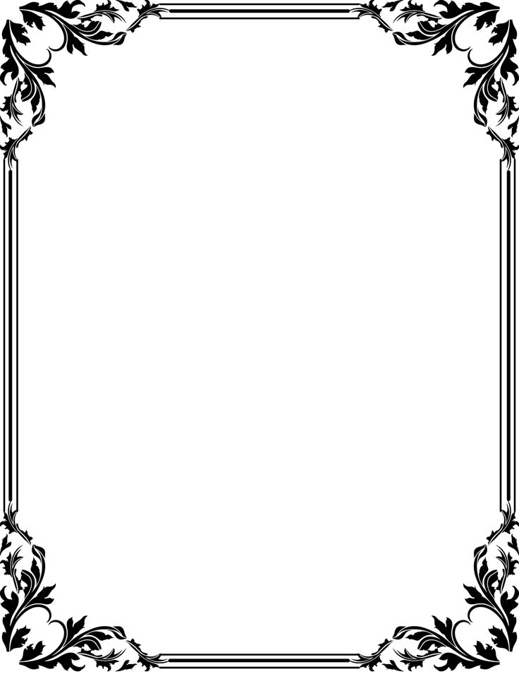 Detail Black And White Frame Design Nomer 2