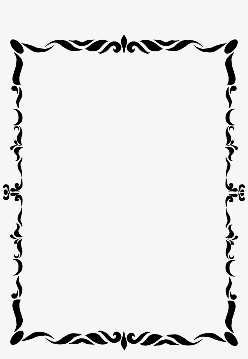 Detail Black And White Frame Design Nomer 3