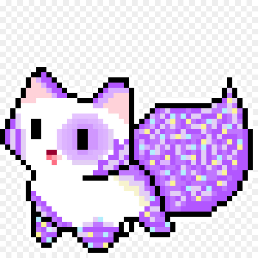 Detail Cat Pixel Art Nomer 3