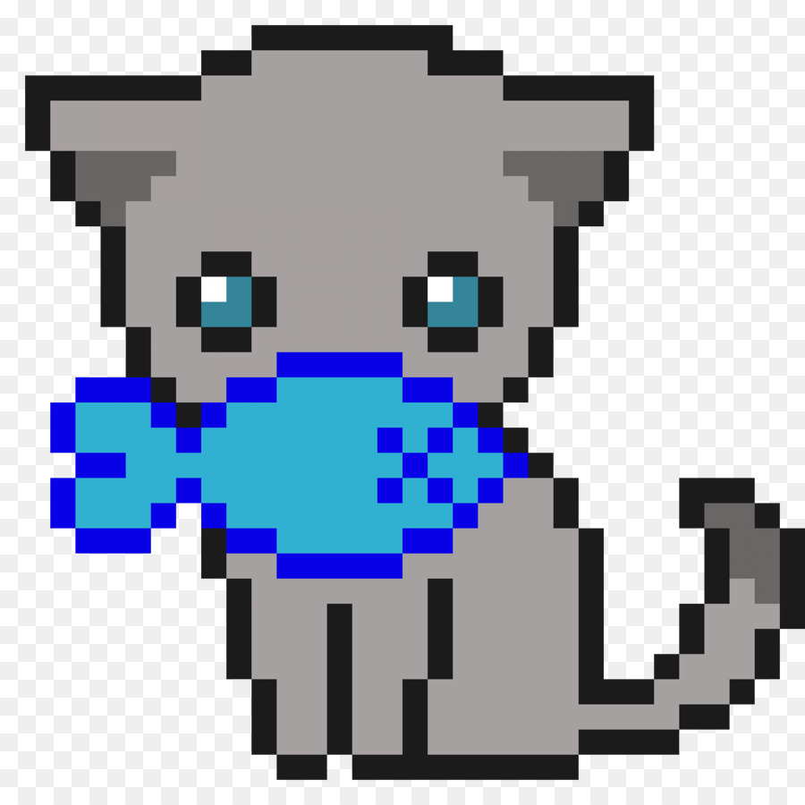 Detail Cat Pixel Art Nomer 6