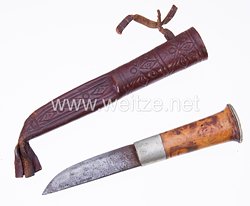 Detail Gerilltes Kampfmesser Nomer 23