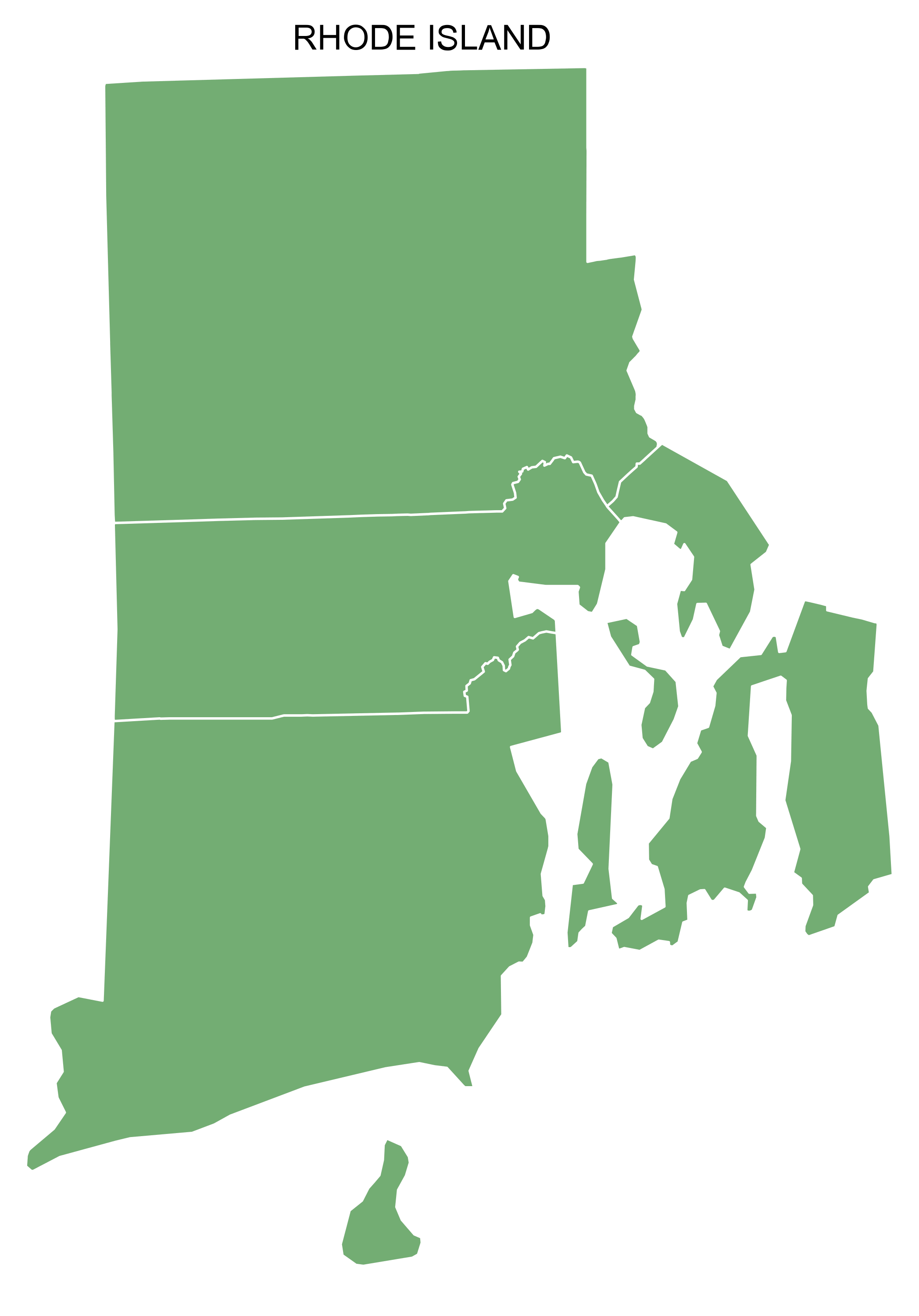 Detail Rhode Island Karte Nomer 2