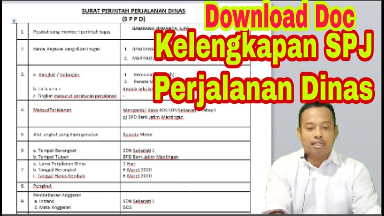 Detail Surat Perintah Perjalanan Dinas Nomer 27