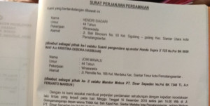 Detail Surat Perjanjian Damai Nomer 36