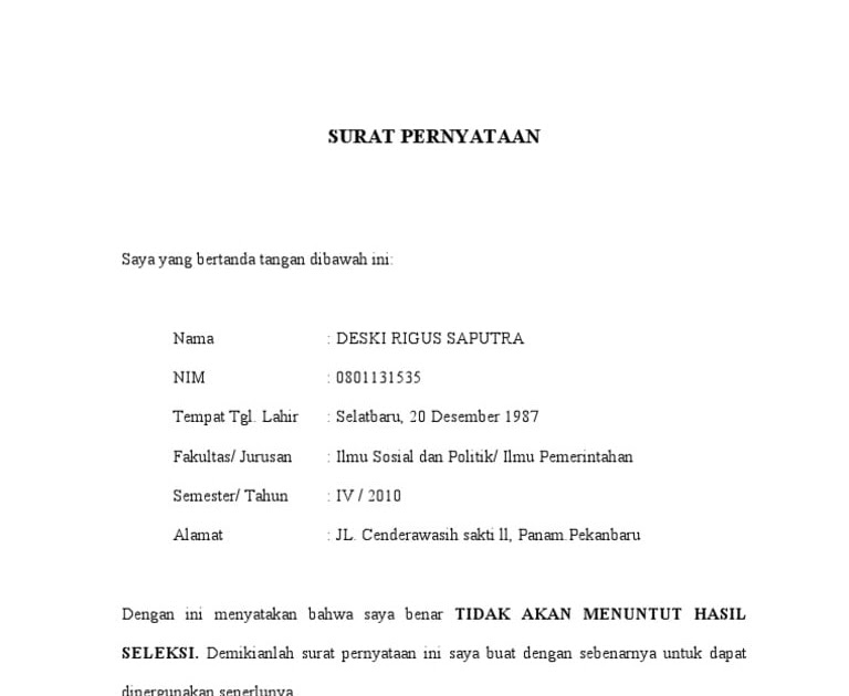 Detail Surat Perjanjian Gono Gini Nomer 16