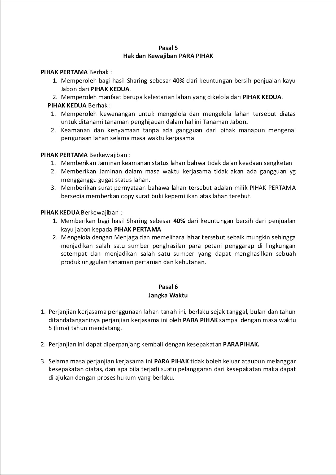 Detail Surat Perjanjian Kerja Sama Nomer 49