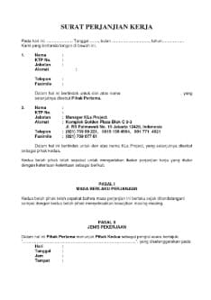 Detail Surat Perjanjian Kerjasama Antar Perusahaan Doc Nomer 39
