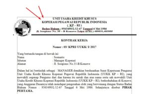 Detail Surat Perjanjian Kontrak Kerja Karyawan Nomer 43