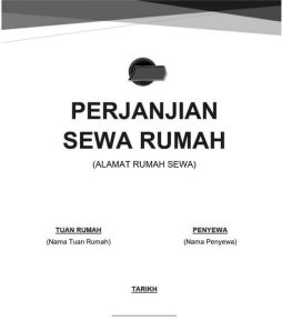 Detail Surat Perjanjian Kontrak Rumah 1 Tahun Nomer 22