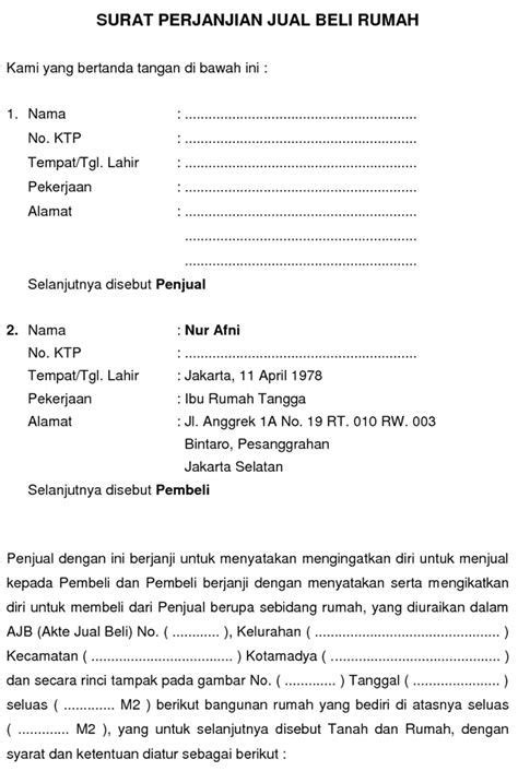 Detail Surat Perjanjian Kredit Barang Nomer 19