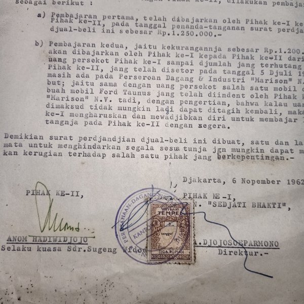 Detail Surat Perjanjian Materai Nomer 14