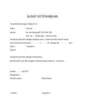 Detail Surat Perjanjian Perceraian Nomer 46