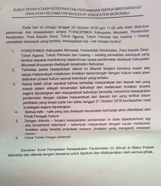 Detail Surat Perjanjian Perdamaian Nomer 37