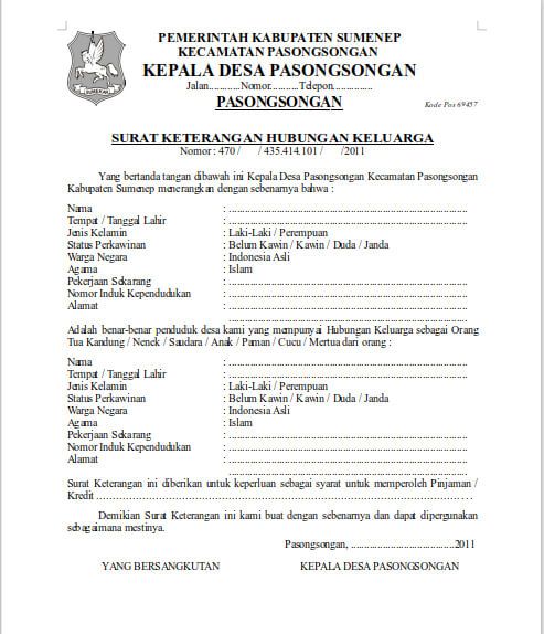 Detail Surat Perjanjian Pernikahan Nomer 43