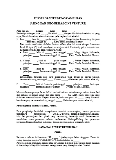 Detail Surat Perjanjian Pra Nikah Nomer 19