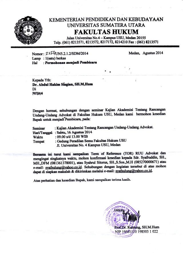 Detail Surat Permintaan Narasumber Nomer 19