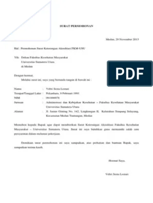 Detail Surat Permohonan Akreditasi Nomer 43