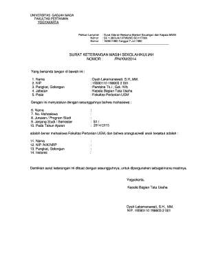 Detail Surat Permohonan Aktif Kuliah Nomer 13