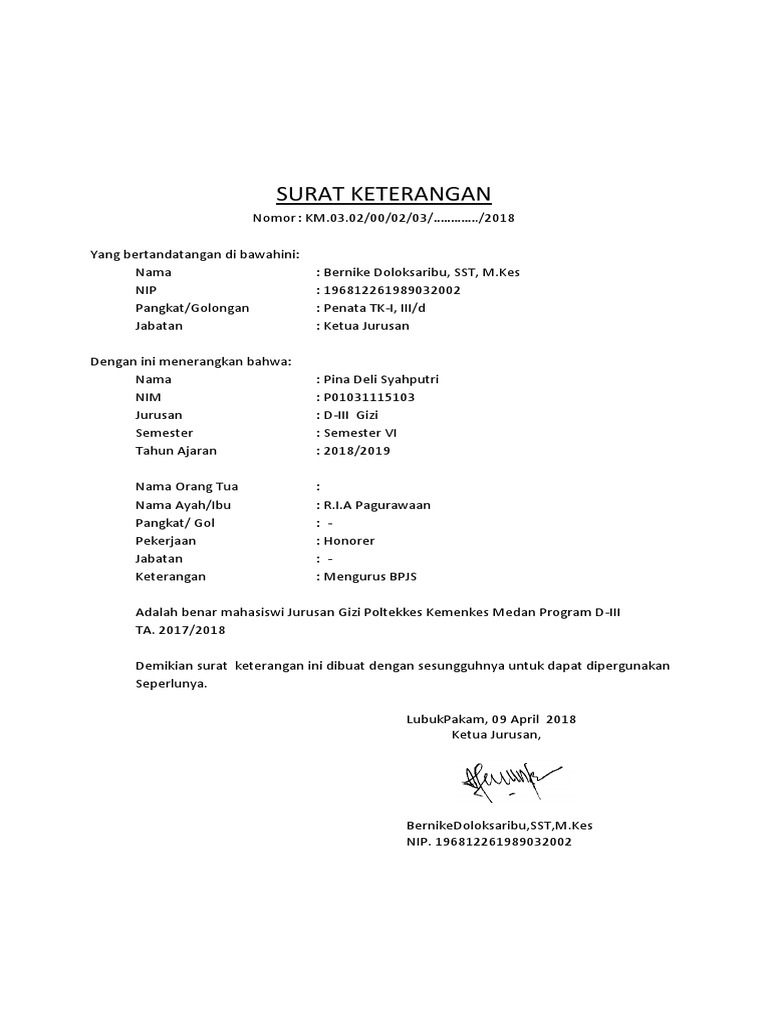 Detail Surat Permohonan Aktif Kuliah Nomer 24