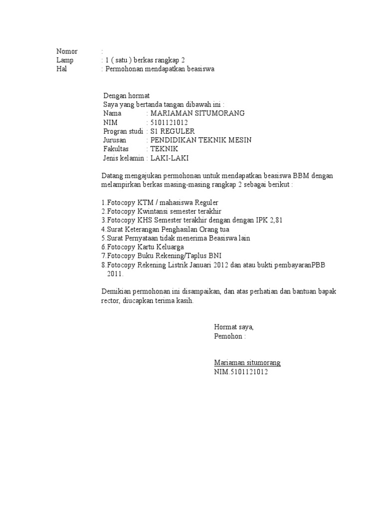 Detail Surat Permohonan Doc Nomer 3