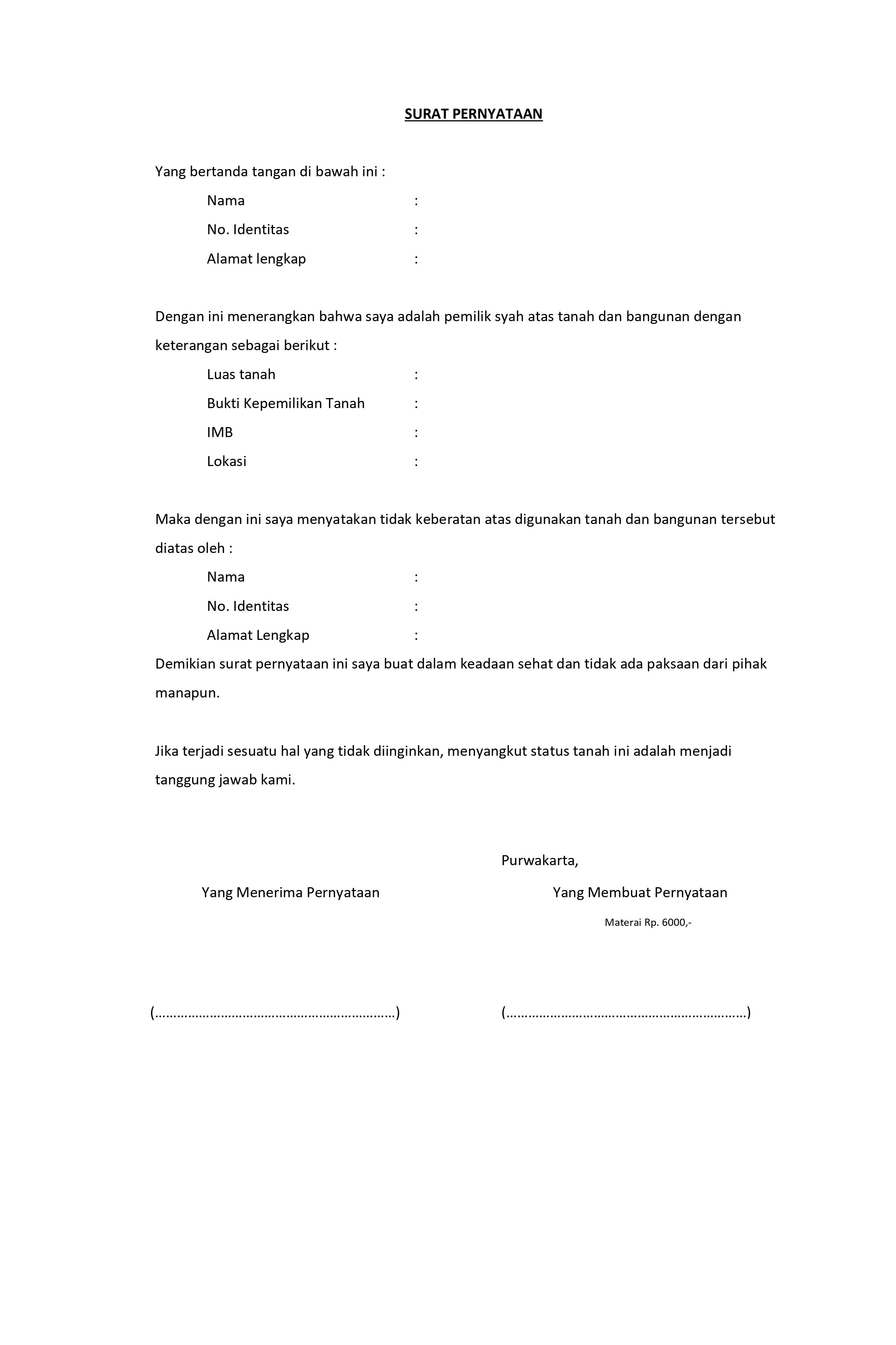 Detail Surat Permohonan Imb Nomer 11