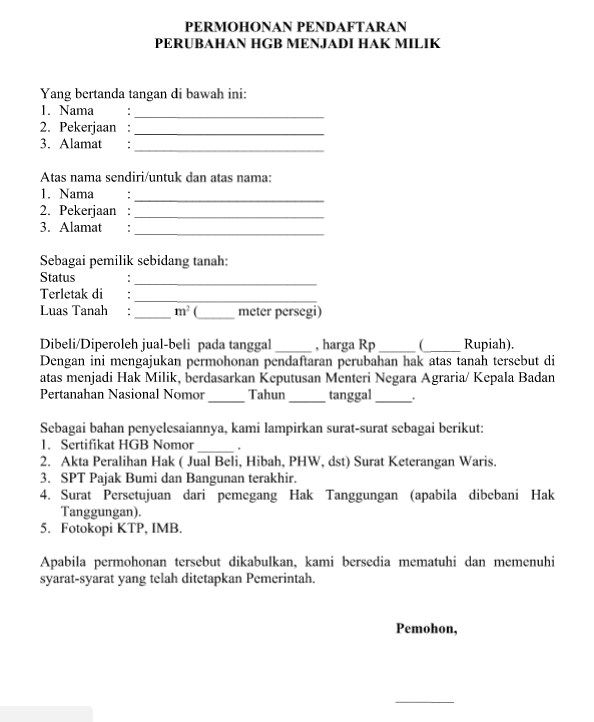 Detail Surat Permohonan Imb Nomer 19