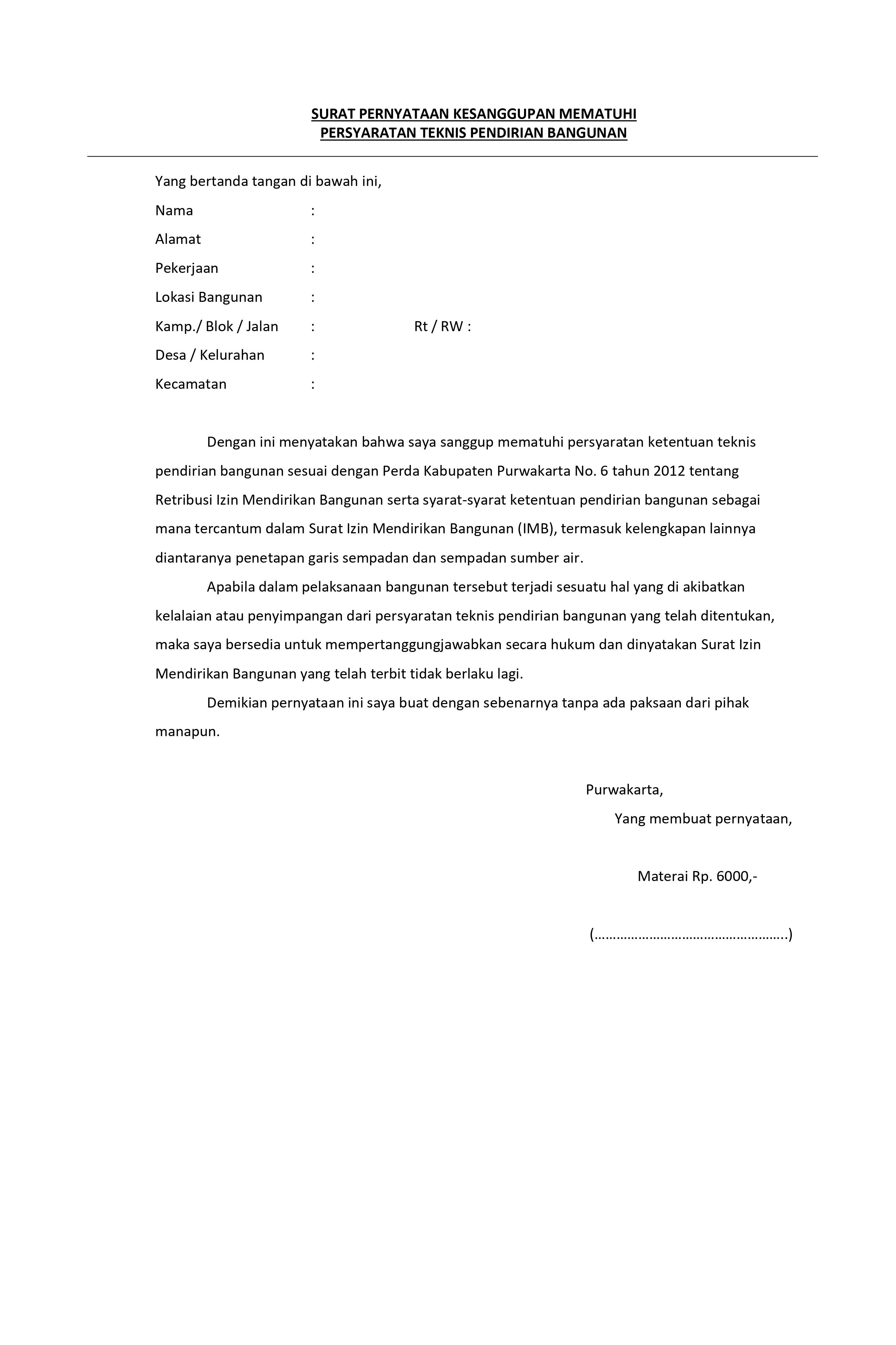 Detail Surat Permohonan Imb Nomer 23