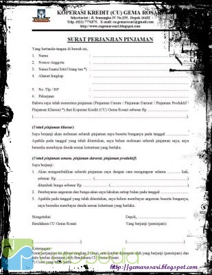 Detail Surat Permohonan Kredit Nomer 47