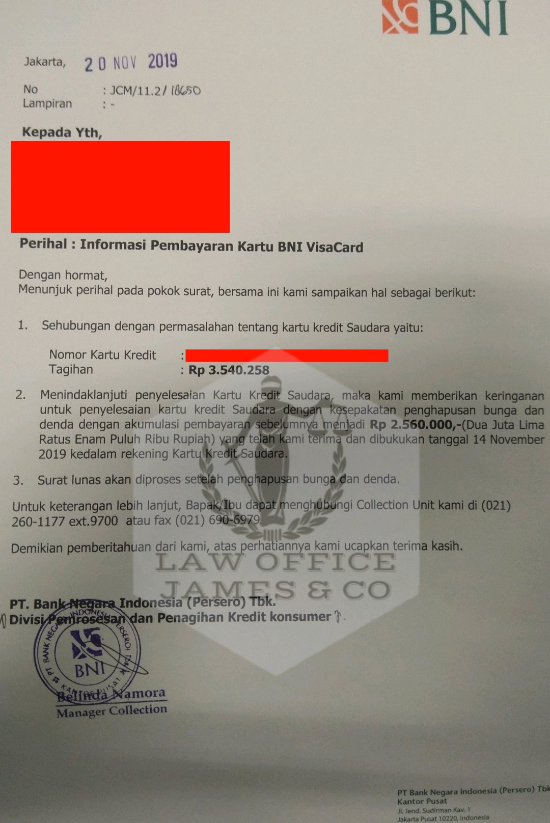 Detail Surat Permohonan Kredit Bank Bni Nomer 40