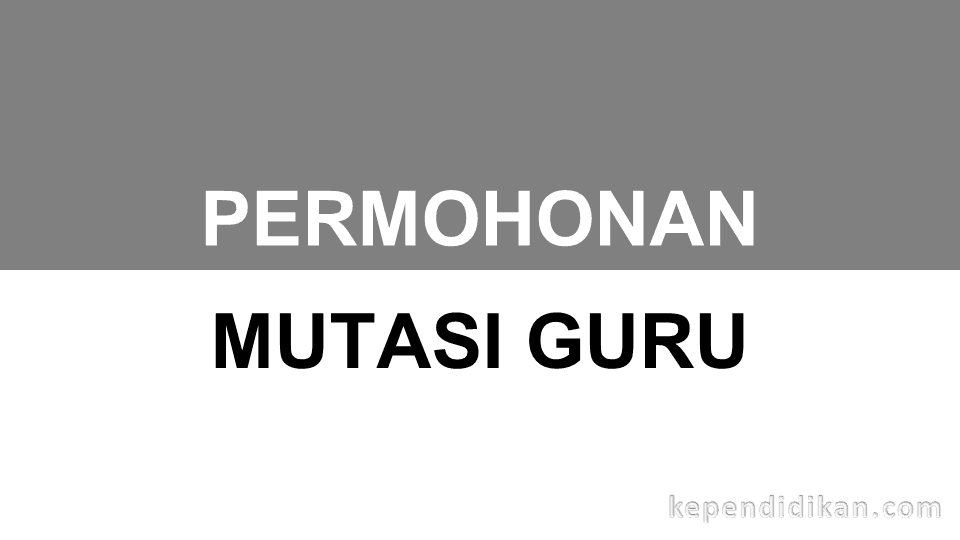 Detail Surat Permohonan Mutasi Guru Nomer 36