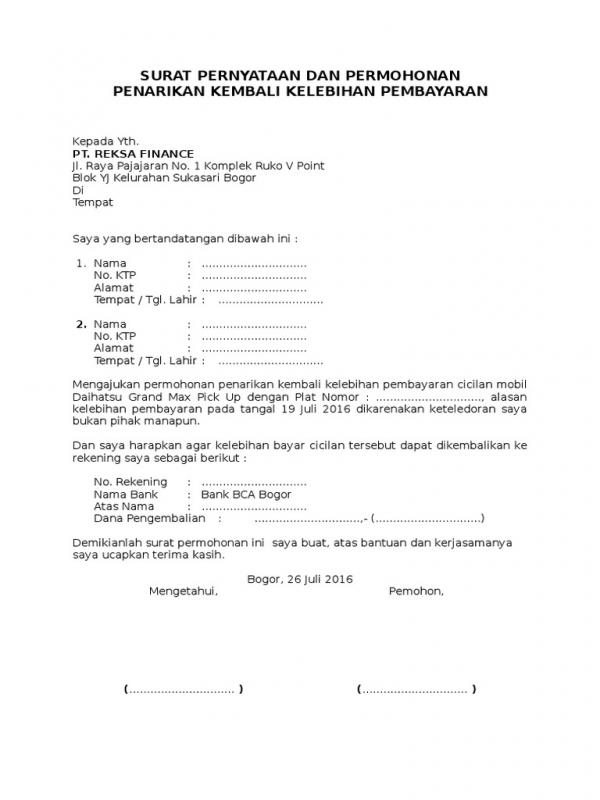 Detail Surat Permohonan Payroll Gaji Nomer 41