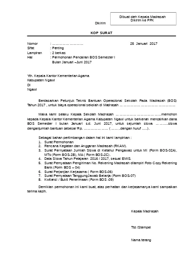 Detail Surat Permohonan Pencairan Dana Nomer 46