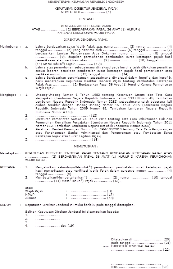 Detail Surat Permohonan Penghapusan Denda Nomer 29