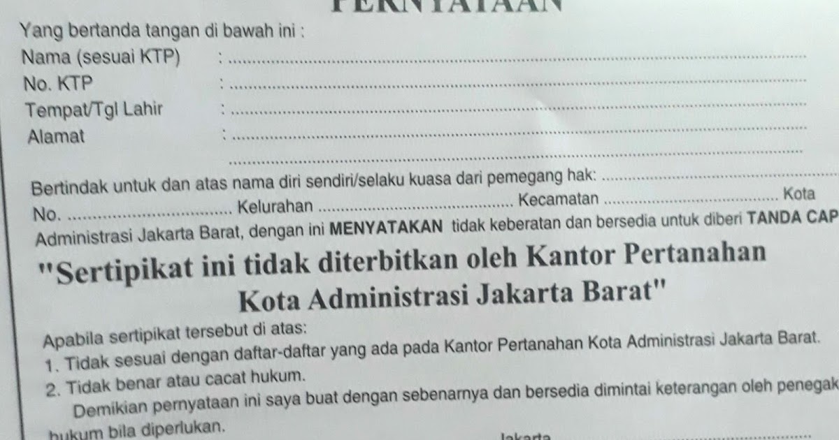 Detail Surat Permohonan Sertifikat Tanah Nomer 31