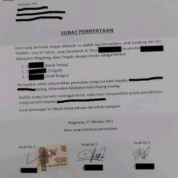 Detail Surat Pernyataan Anak Kandung Nomer 41