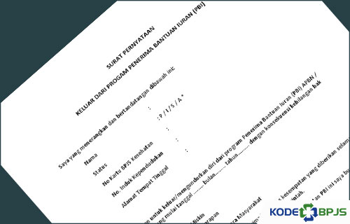 Detail Surat Pernyataan Bpjs Nomer 50
